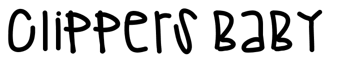Clippers Baby font