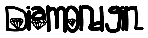 Diamond girl font