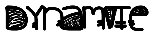 Dynamite font