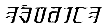 Exodite font