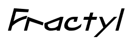 Fractyl font