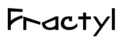 Fractyl font