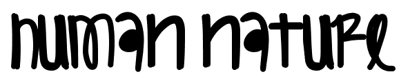 Human Nature font