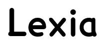 Lexia font