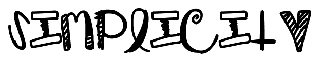 Simplicity font