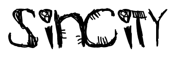 SinCity font