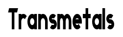 Transmetals font