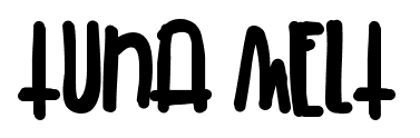 Tuna Melt font
