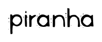 Piranha font