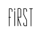 First font