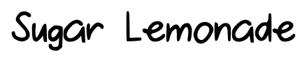 Sugar Lemonade font