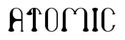 Atomic font