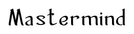 Mastermind font