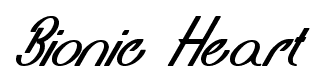 Bionic Heart font