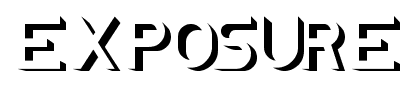 EXPOSURE font