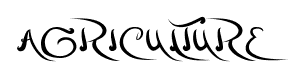 agriculture font