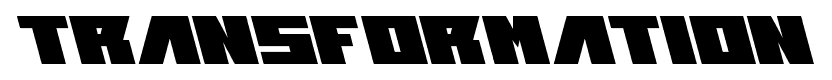 transformation font