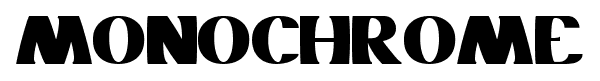 MONOCHROME font