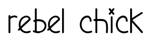 Rebel Chick font