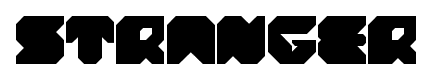 stranger font