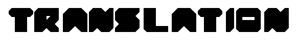 translation font