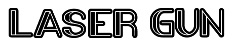 LASER GUN font