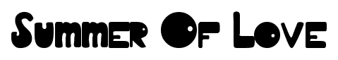Summer Of Love font