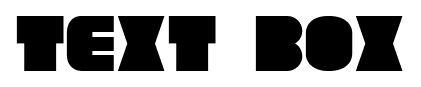 Text Box font