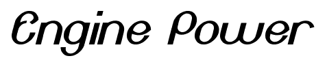 Engine Power font