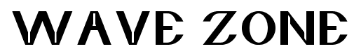 wave zone font