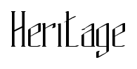 Heritage font