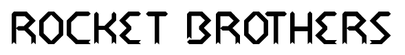 rocket brothers font