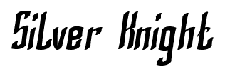 Silver Knight font