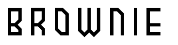 BROWNIE font