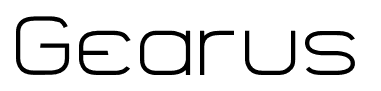 Gearus font