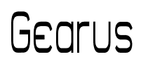 Gearus font