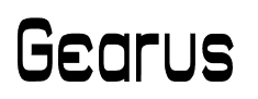 Gearus font