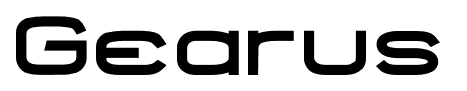 Gearus font