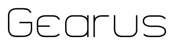 Gearus font