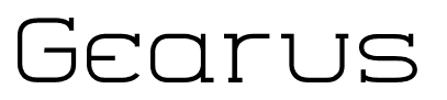 Gearus font