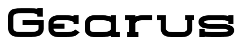 Gearus font