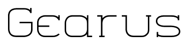 Gearus font