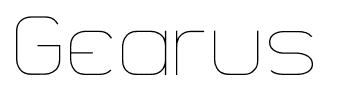 Gearus font