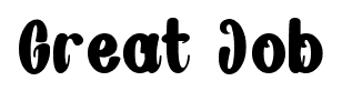 Great Job font