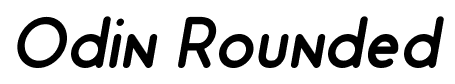 Odin Rounded font