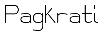 Pagkrati font