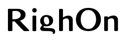 RighOn font