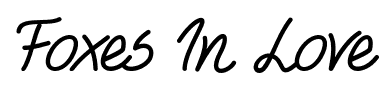 Foxes In Love font