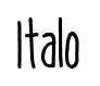 Italo font