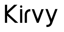 Kirvy font